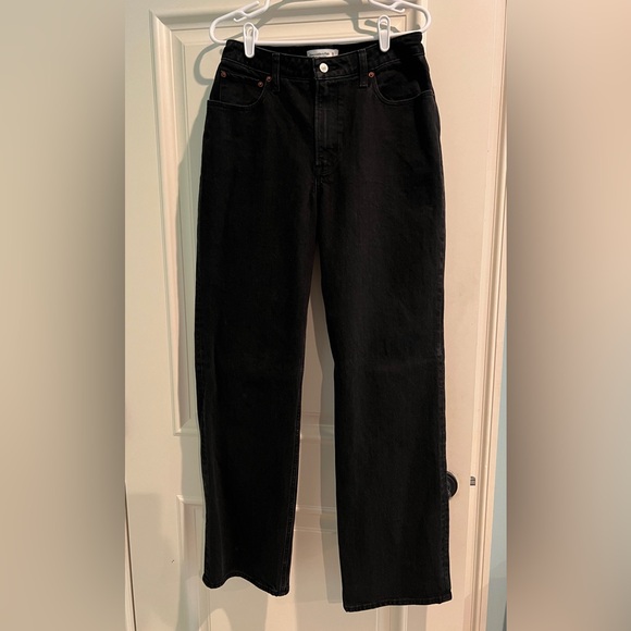 Abercrombie & Fitch Denim - Abercrombie & Fitch Black High Rise Jeans